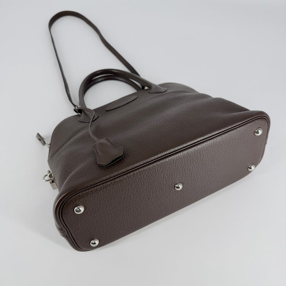 HERMES エルメス 2WAY ボリード31 ハンドバッグ ショルダーバッグ □L レザー ブラウン 茶 シルバー金具 レディース 2008年【中古品】