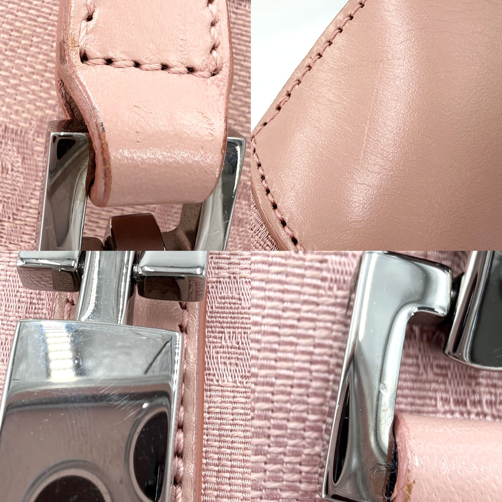 GUCCI グッチ ハンドバッグ ジャッキー 001 3735 GGキャンバス レザー ピンク シルバー金具 レディース【中古品】