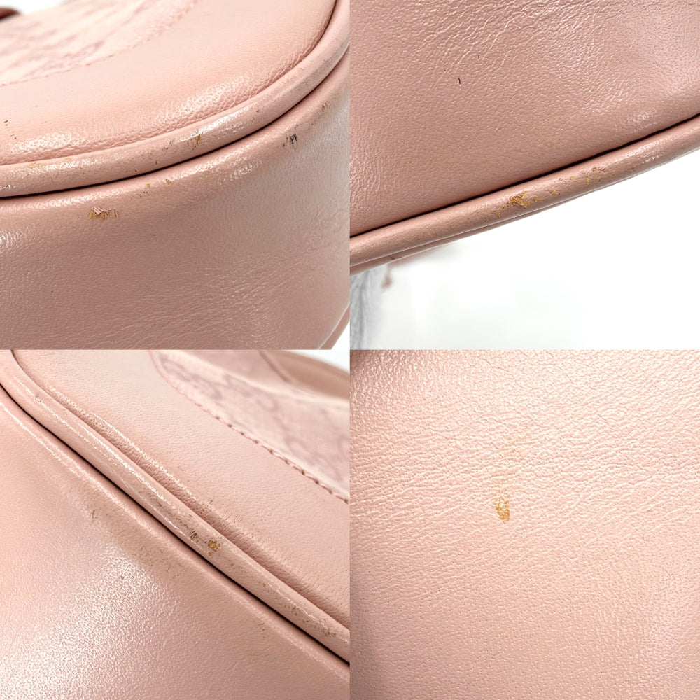 GUCCI グッチ ハンドバッグ ジャッキー 001 3735 GGキャンバス レザー ピンク シルバー金具 レディース【中古品】