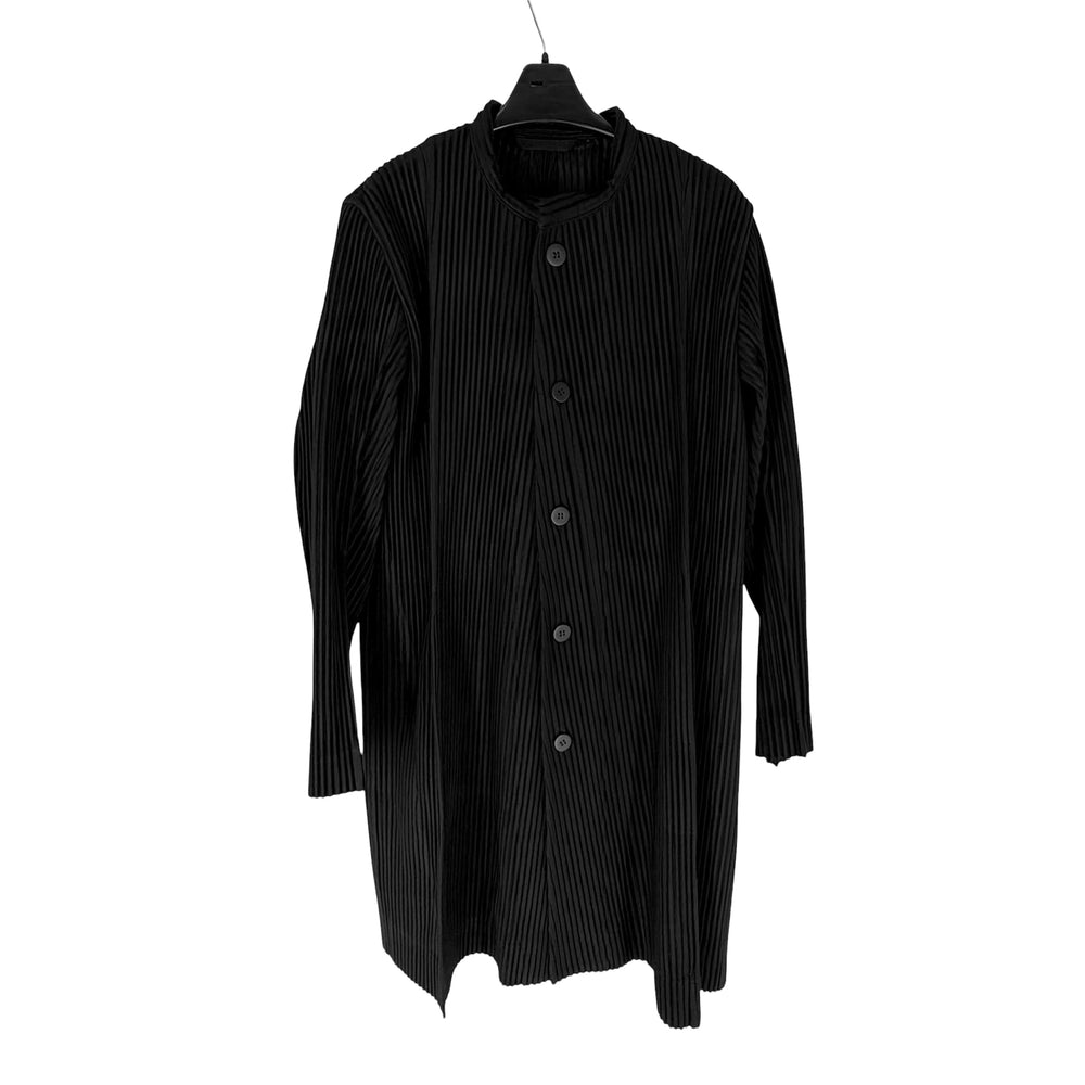 ISSEY MIYAKE イッセイミヤケ 長袖シャツ オムプリッセ アウター プリーツ アパレル 服 ブラック 黒 春 秋 ポリエステル メンズ【中古品】
