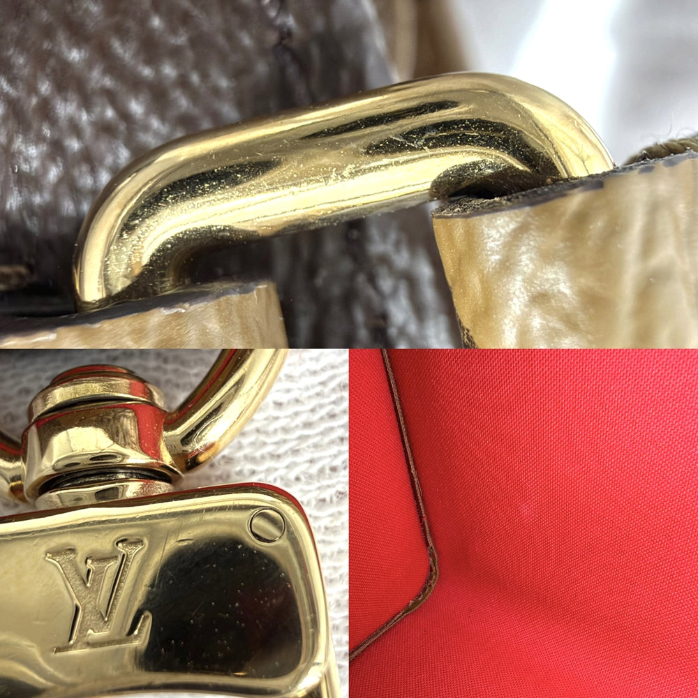 LOUIS VUITTON ルイヴィトン 2WAY モノグラムリバース オンザゴーPM ハンドバッグ ショルダーバッグ M46373 モノグラムキャンバス ブラウン 茶 ゴールド金具 レディース【中古品】