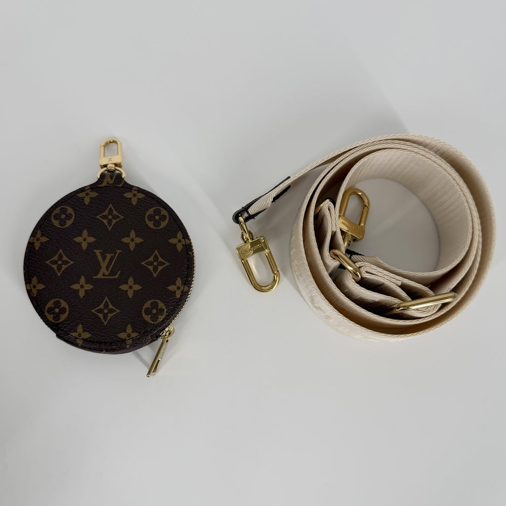 LOUIS VUITTON ルイヴィトン 2WAY モノグラムリバース オンザゴーPM ハンドバッグ ショルダーバッグ M46373 モノグラムキャンバス ブラウン 茶 ゴールド金具 レディース【中古品】