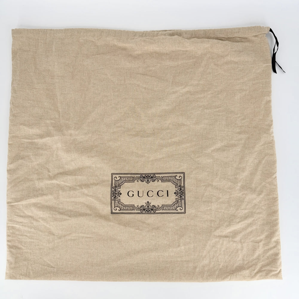 GUCCI グッチ 2WAY ラージ トートバッグ ショルダーバッグ 674837 レザー カーキ ゴールド金具 レディース【中古品】
