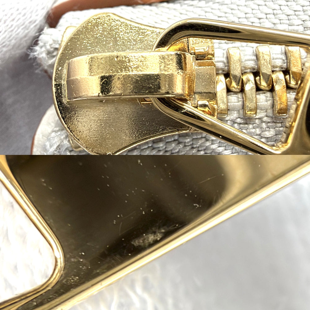 LOEWE ロエベ 2WAY ハンモック ショルダーバッグ ハンドバッグ レザー カーフ ベージュ系 ゴールド金具 レディース【中古品】