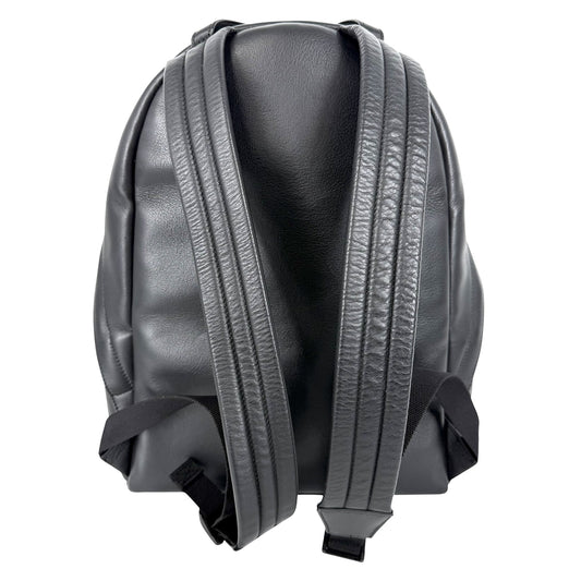 BALENCIAGA バレンシアガ リュック エブリデイ バックパック ロゴ 552374 レザー ブラック 黒 シルバー金具 メンズ【中古品】