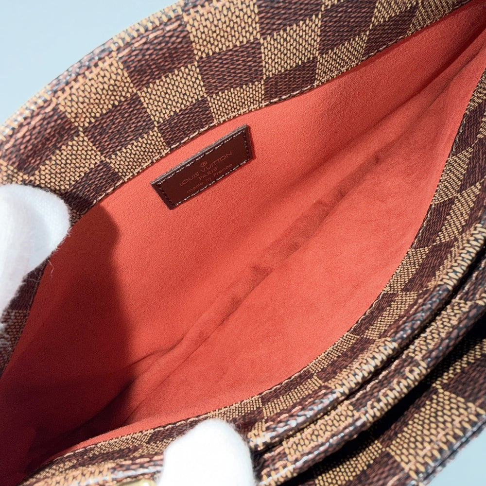 LOUIS VUITTON ルイヴィトン ショルダーバッグ オーバーニュ ワンショルダー かばん 鞄 N51129 ダミエキャンバス ブラウン 茶 ゴールド金具 レディース【中古品】