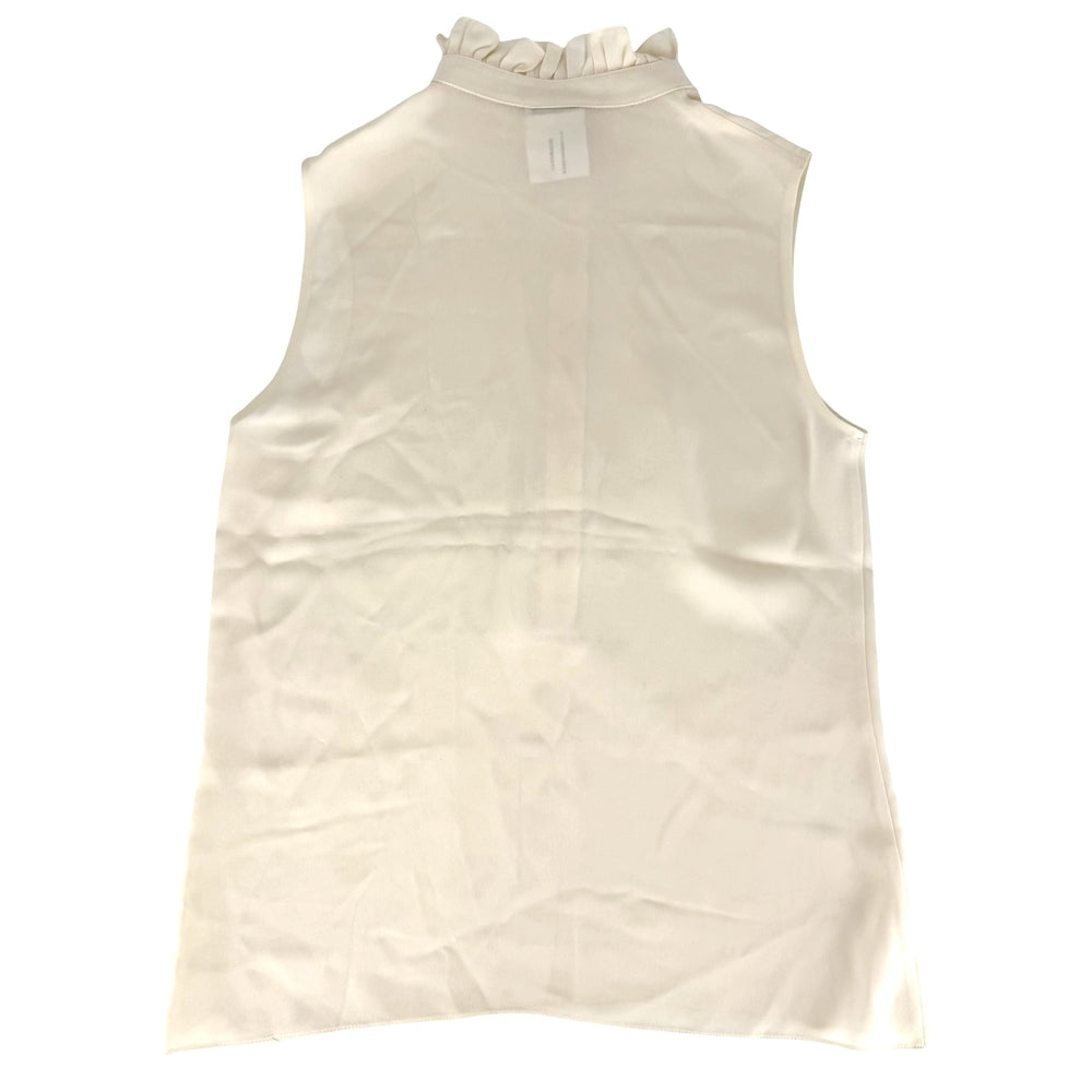 CHANEL シャネル ブラウス ノースリーブ ハイネック トップス アパレル 服 36 アイボリー 夏 シルク レディース【中古品】