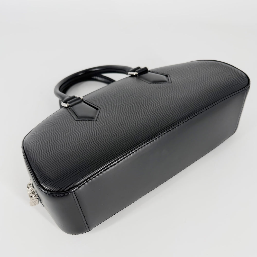 LOUIS VUITTON ルイヴィトン ハンドバッグ ジャスミン ノワール M52852 エピレザー ブラック 黒 シルバー金具 レディース【中古品】