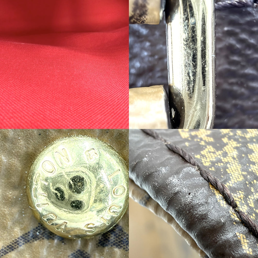 LOUIS VUITTON ルイヴィトン 2WAY オンザゴーMM ハンドバッグ トートバッグ かばん 鞄 M45321 PVCコーティングキャンバス モノグラムジャイアント モノグラム・リバース ブラウン 茶 ゴールド金具 レディース【中古品】