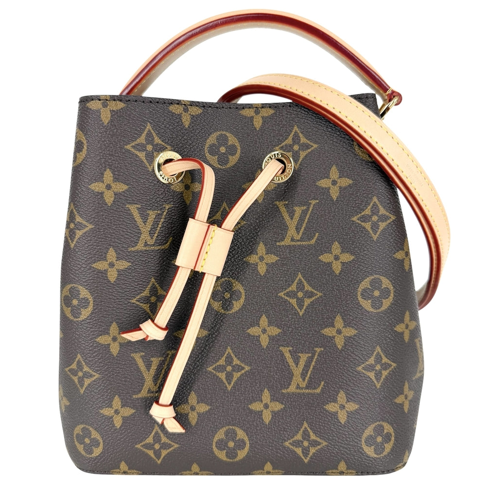 LOUIS VUITTON ルイヴィトン 2WAY ネオノエBB ショルダーバッグ ハンドバッグ M46581 モノグラムキャンバス ブラウン 茶 ゴールド金具 レディース【中古品】