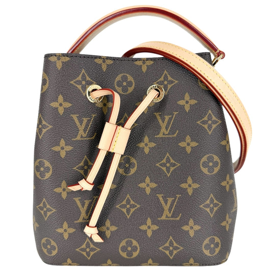 LOUIS VUITTON ルイヴィトン 2WAY ネオノエBB ショルダーバッグ ハンドバッグ M46581 モノグラムキャンバス ブラウン 茶 ゴールド金具 レディース【中古品】