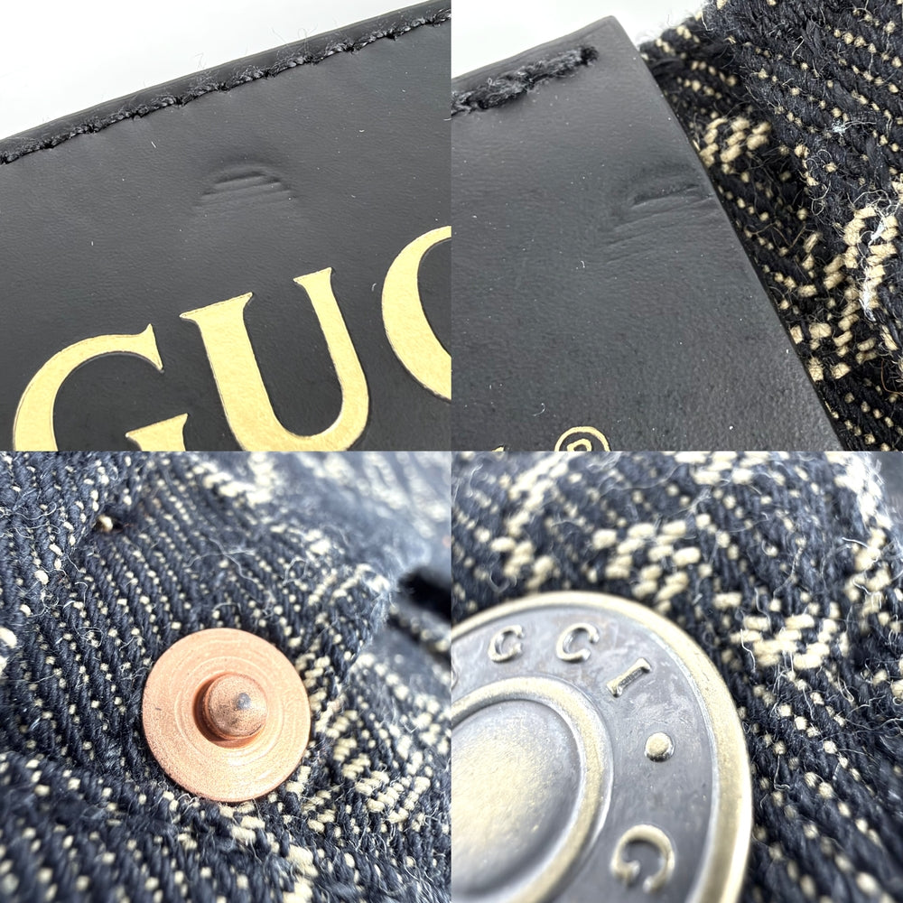 GUCCI グッチ デニムパンツ 総柄 GG アパレル ボトムス デニム 服 30 623953 インディゴ コットン メンズ【中古品】