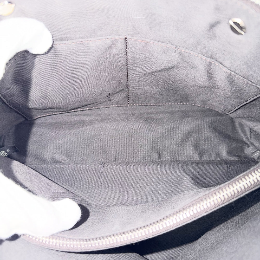 FENDI フェンディ 2WAY バイザウェイ ミディアム ハンドバッグ ショルダーバッグ 8BL146 レザー グレー系 シルバー金具 レディース【中古品】