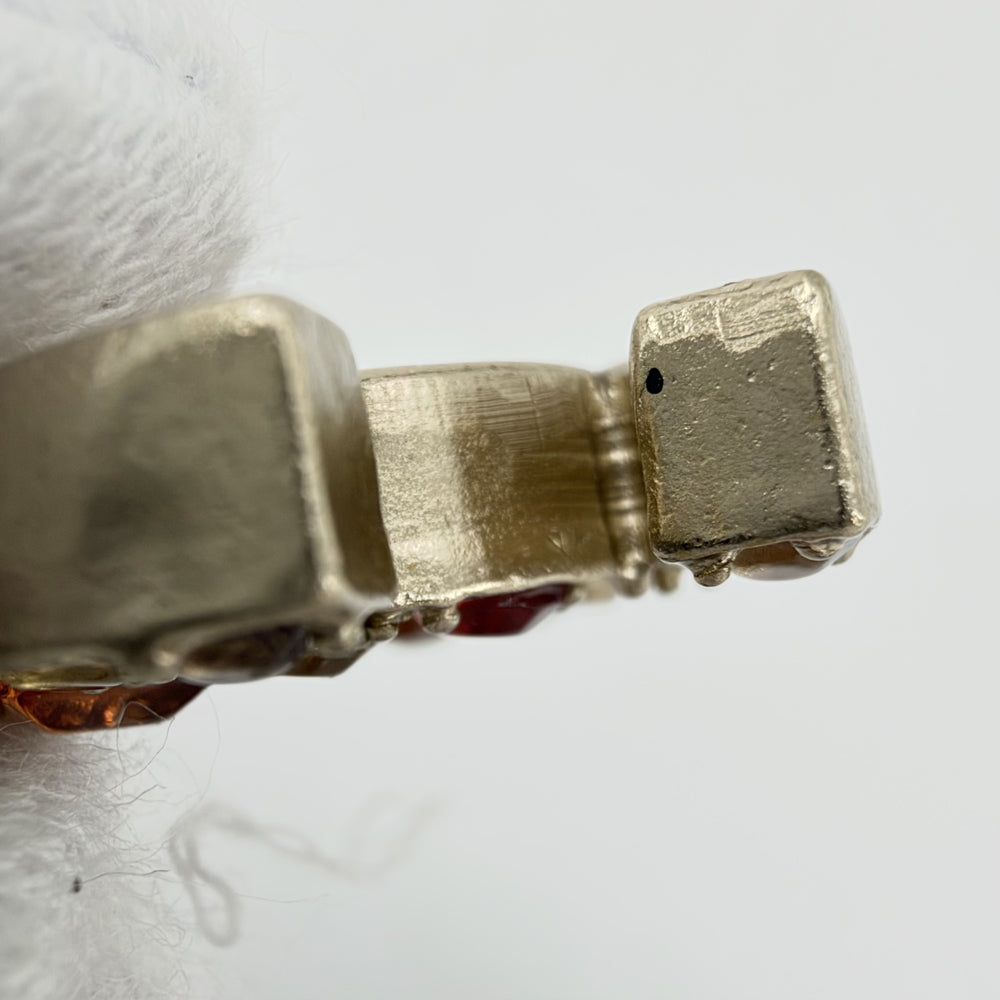 CHANEL シャネル ネックレス ココマーク ヴィンテージ アクセサリー GP ラインストーン 07A レディース 約8.1g 2007年【中古品】