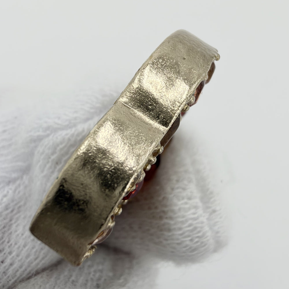 CHANEL シャネル ネックレス ココマーク ヴィンテージ アクセサリー GP ラインストーン 07A レディース 約8.1g 2007年【中古品】