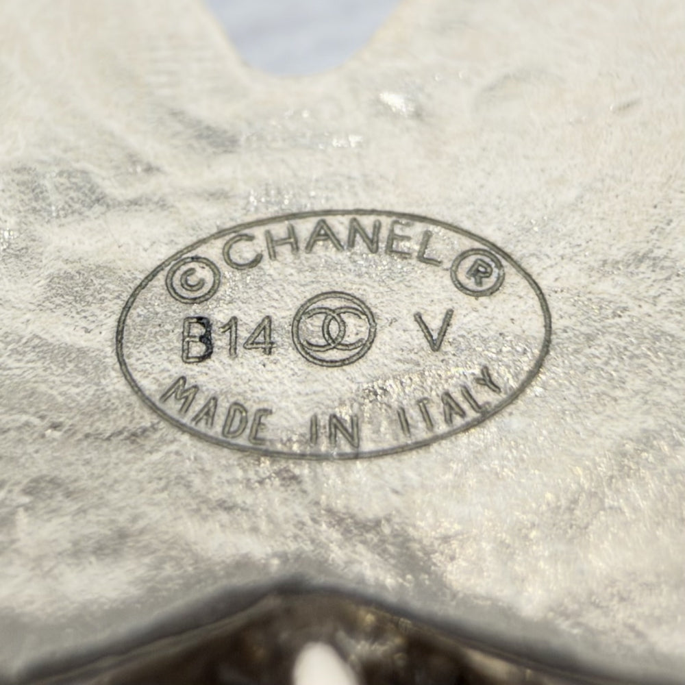 CHANEL シャネル ブローチ ココマーク アクセサリー GP フェイクパール B14V ブラック 黒 ゴールド レディース 約32.6g 2014年【中古品】