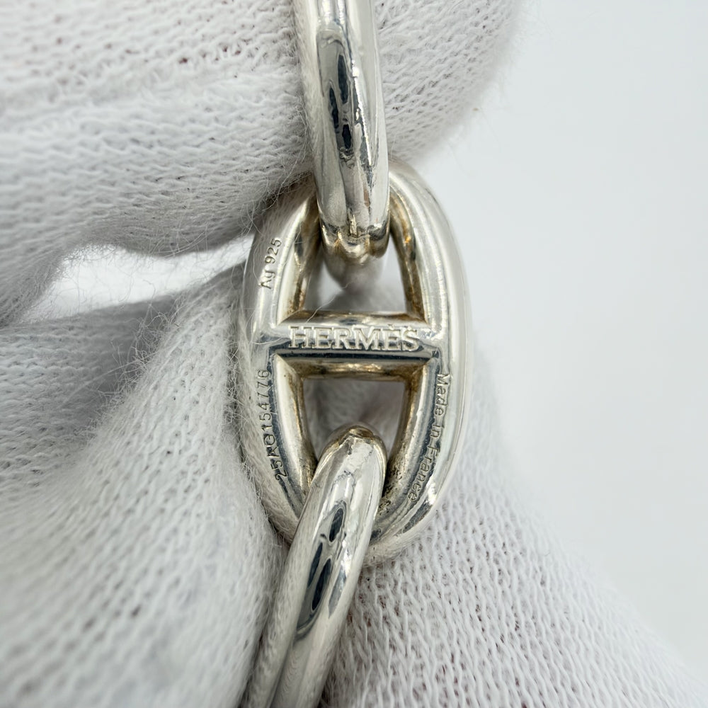 HERMES エルメス ブレスレット シェーヌダンクルGM アクセサリー ジュエリー 13コマ シルバー925 メンズ 約70.7g【中古品】