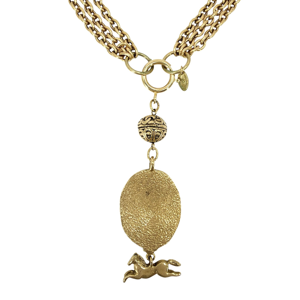 CHANEL シャネル ネックレス ココマーク ロングネックレス アクセサリー GP ゴールド レディース 約191.5g【中古品】