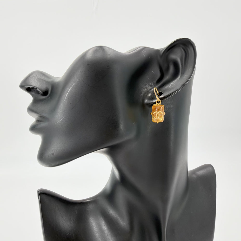 CHANEL シャネル ピアス ココマーク スイング アクセサリー GP 99P ゴールド レディース 約3.5g 1999年【中古品】