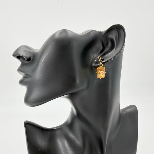 CHANEL シャネル ピアス ココマーク スイング アクセサリー GP 99P ゴールド レディース 約3.5g 1999年【中古品】