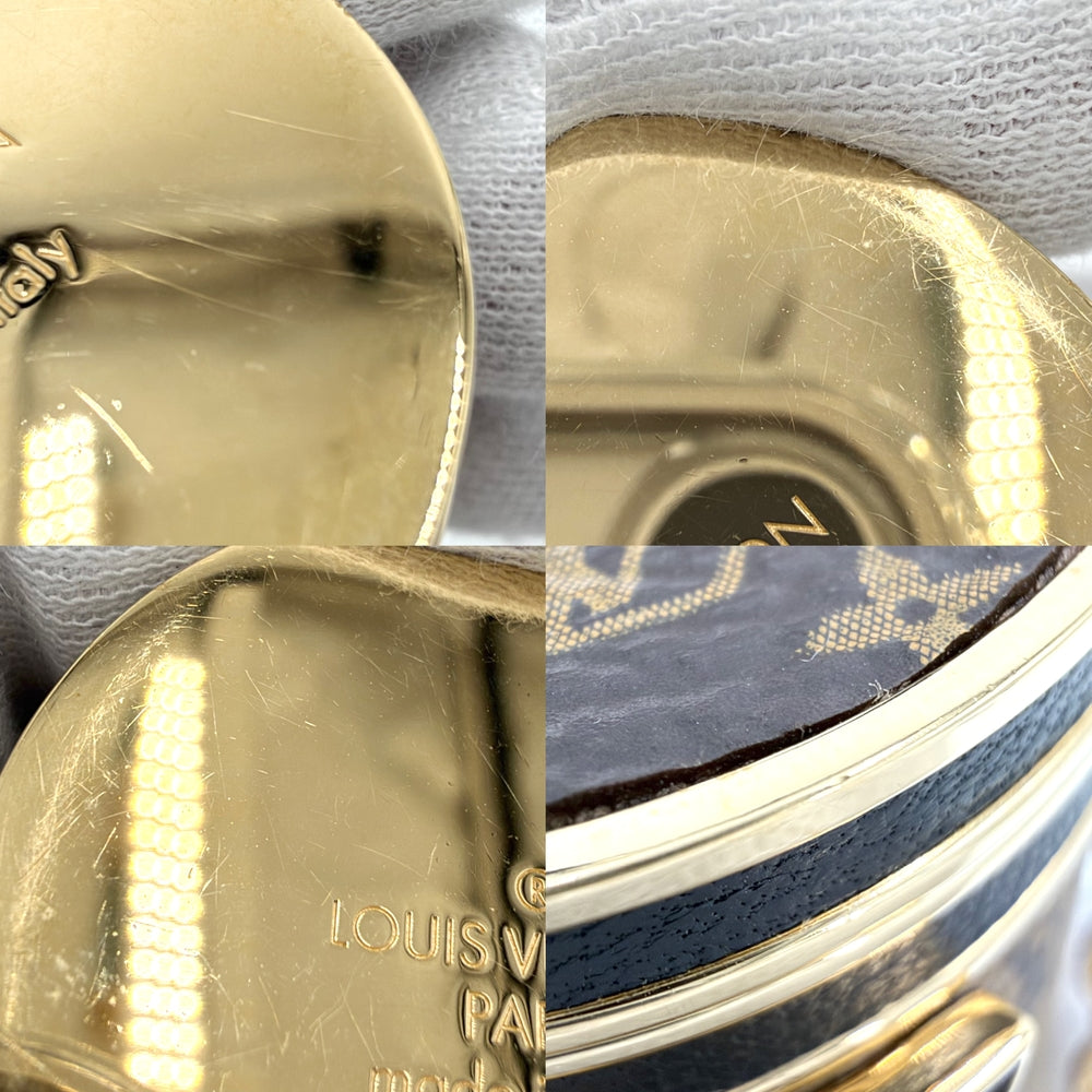LOUIS VUITTON ルイヴィトン ネックレス マイクロ カンヌ モノグラムリバース アクセサリー バッグモチーフ GP モノグラムリバース M80253 レディース 約162.2g【中古品】