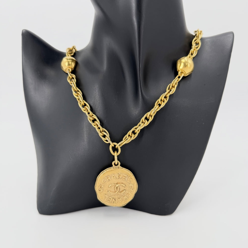 CHANEL シャネル ネックレス ココマーク ロングネックレス アクセサリー GP ゴールド レディース 約110.8g【中古品】