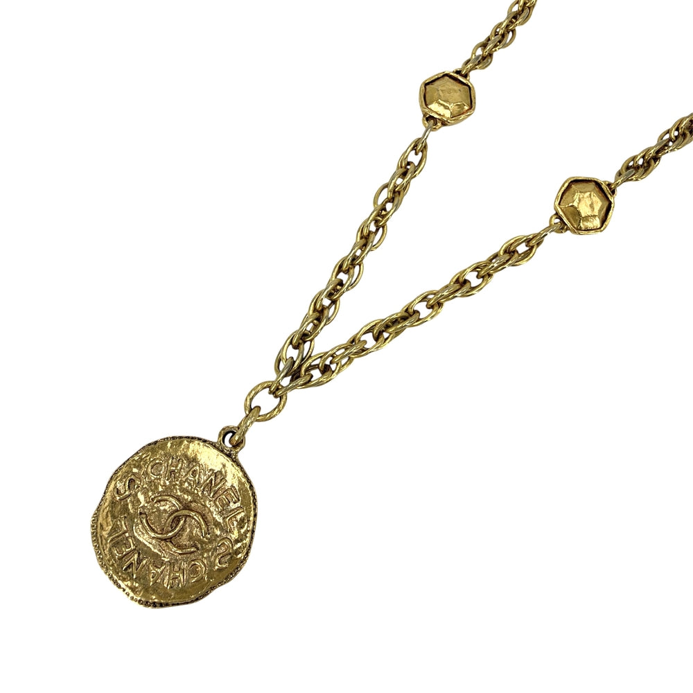 CHANEL シャネル ネックレス ココマーク ロングネックレス アクセサリー GP ゴールド レディース 約110.8g【中古品】