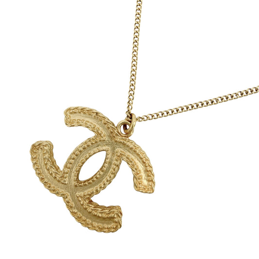 CHANEL シャネル ネックレス ココマーク アクセサリー GP 14P ゴールド レディース 約10.8g 2014年【中古品】