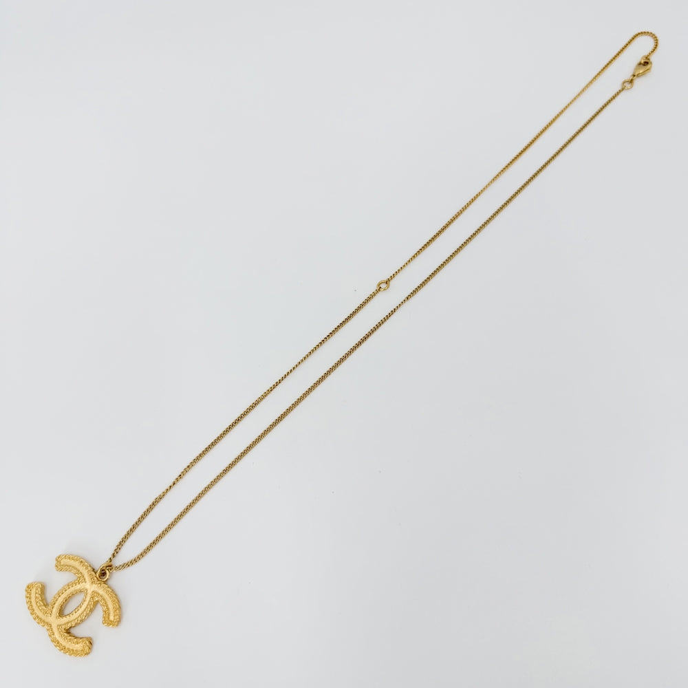 CHANEL シャネル ネックレス ココマーク アクセサリー GP 14P ゴールド レディース 約10.8g 2014年【中古品】