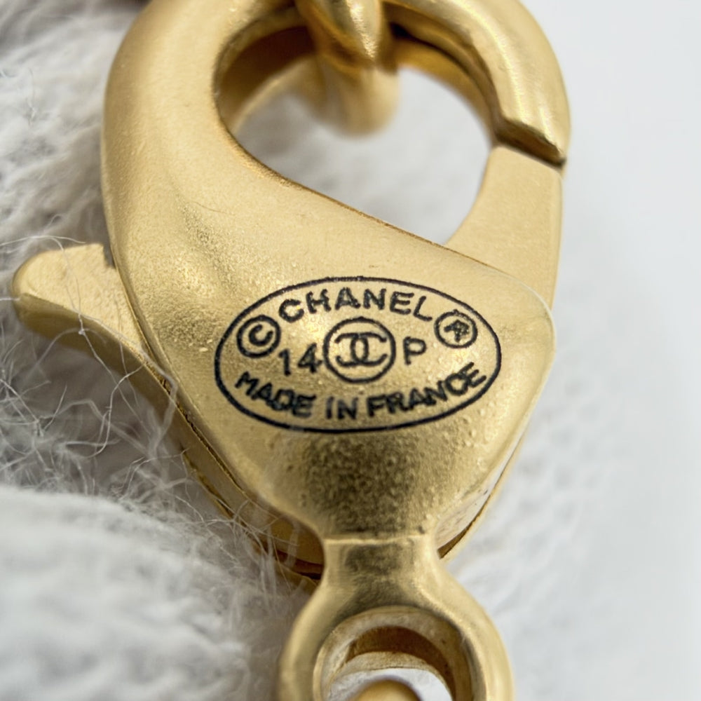 CHANEL シャネル ネックレス ココマーク アクセサリー GP 14P ゴールド レディース 約10.8g 2014年【中古品】
