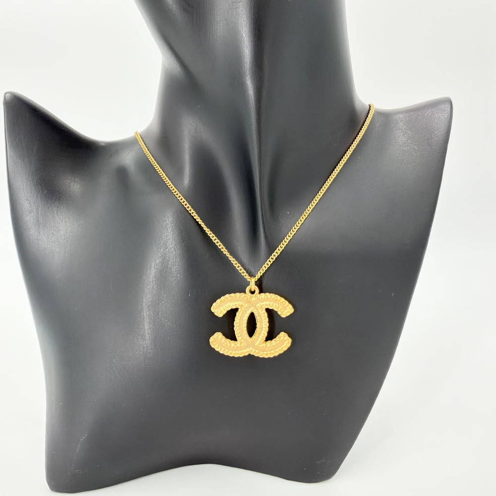 CHANEL シャネル ネックレス ココマーク アクセサリー GP 14P ゴールド レディース 約10.8g 2014年【中古品】