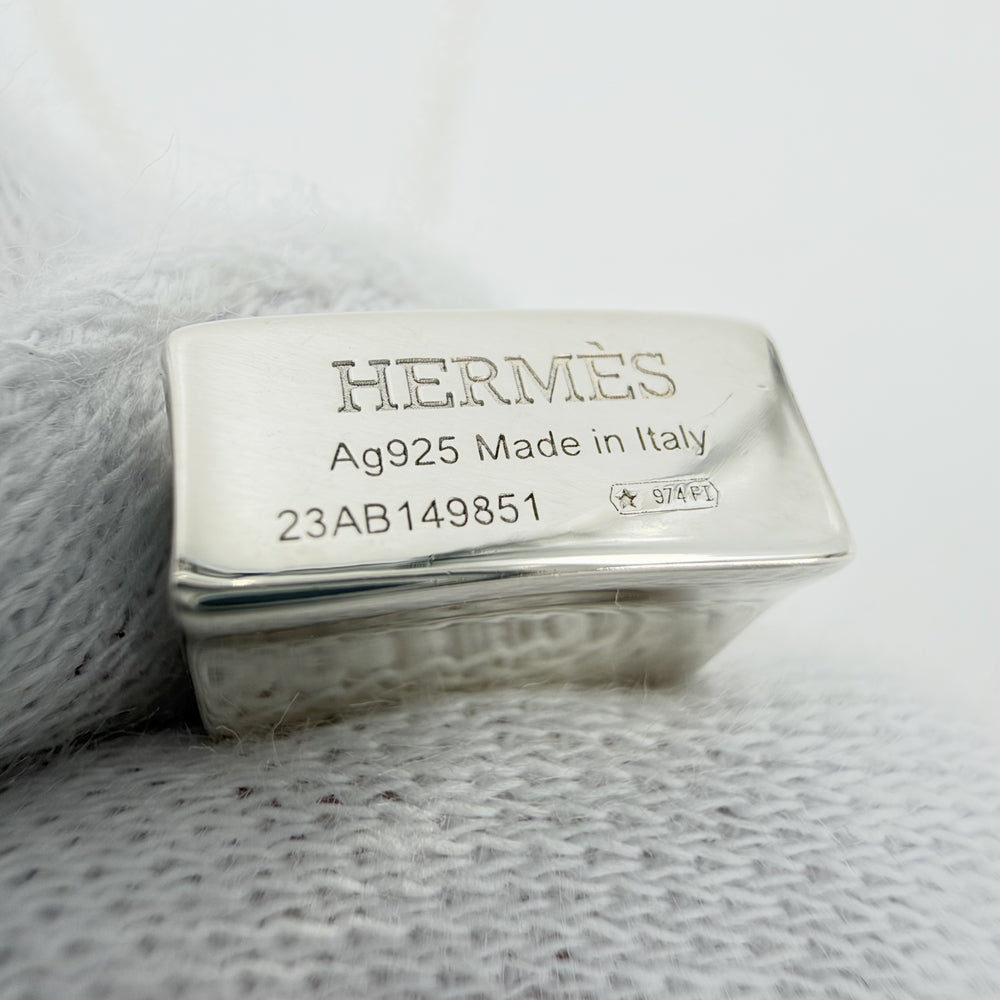 HERMES エルメス ネックレス ペンダント アミュレットケリー バッグモチーフ　 アクセサリー ジュエリー シルバー925 レディース 約14.1g【中古品】
