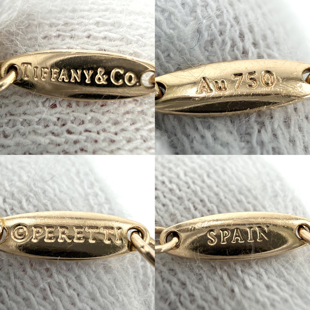 TIFFANY&Co. ティファニー ブレスレット エルサペレッティ バイザヤード ジュエリー アクセサリー K18ピンクゴールド ダイヤモンド レディース 約1.4g【中古品】