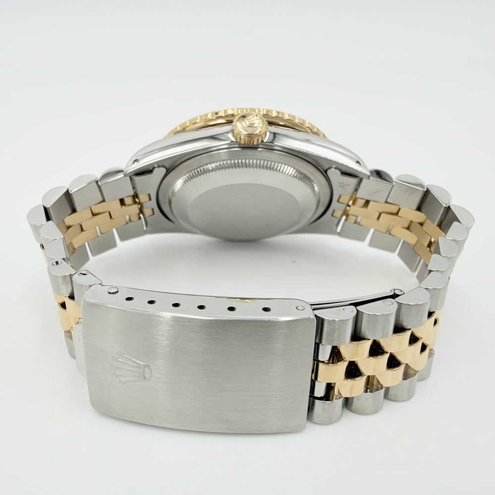 ROLEX ロレックス 腕時計 デイトジャスト サンダーバード 18金 AT シャンパンゴールド文字盤 16263 自動巻き ステンレススチール イエローゴールド メンズ【中古品】