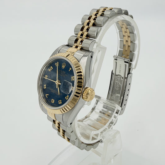 ROLEX ロレックス 腕時計 デイトジャスト コンピュータ 18金 AT Cal.2135 69173 自動巻き ステンレススチール イエローゴールド レディース【中古品】