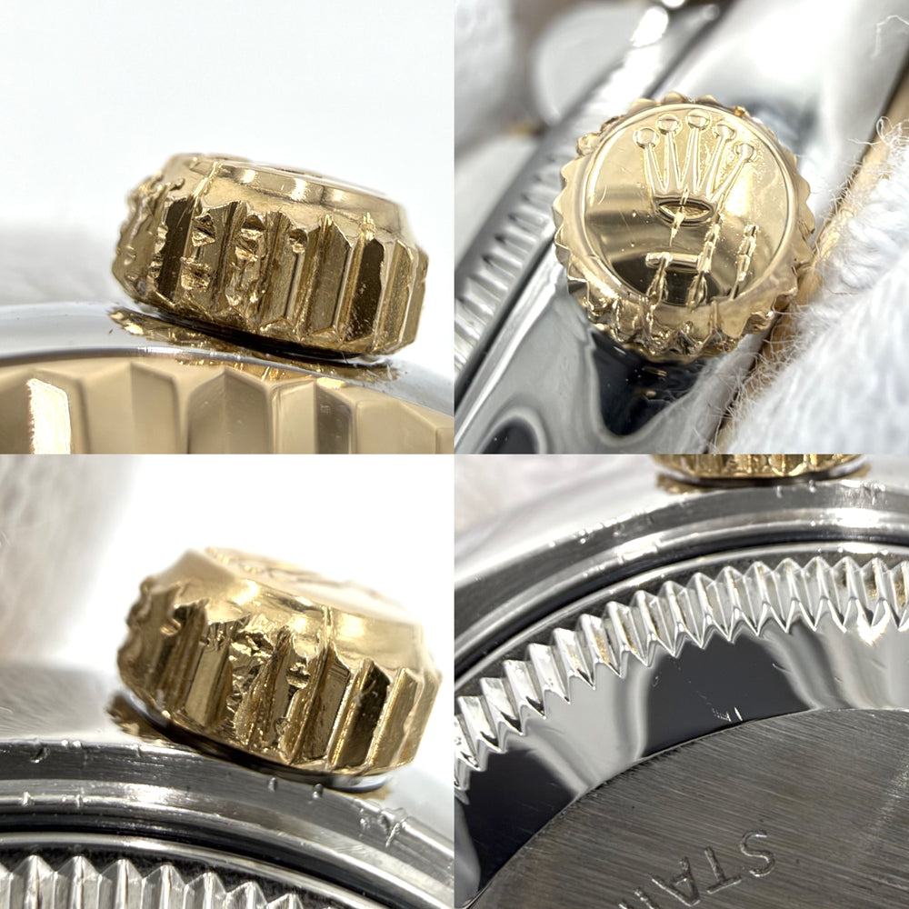 ROLEX ロレックス 腕時計 デイトジャスト コンピュータ 18金 AT Cal.2135 69173 自動巻き ステンレススチール イエローゴールド レディース【中古品】