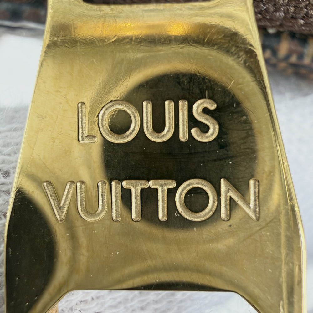 LOUIS VUITTON ルイヴィトン トートバッグ ダミエ トータリーMM ハンドバッグ 鞄 かばん N41281 ダミエキャンバス ブラウン 茶 ゴールド金具 レディース【中古品】