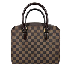 LOUIS VUITTON ルイヴィトン ハンドバッグ トリアナ N51155 ダミエキャンバス ブラウン 茶 ゴールド金具 レディース【中古品】