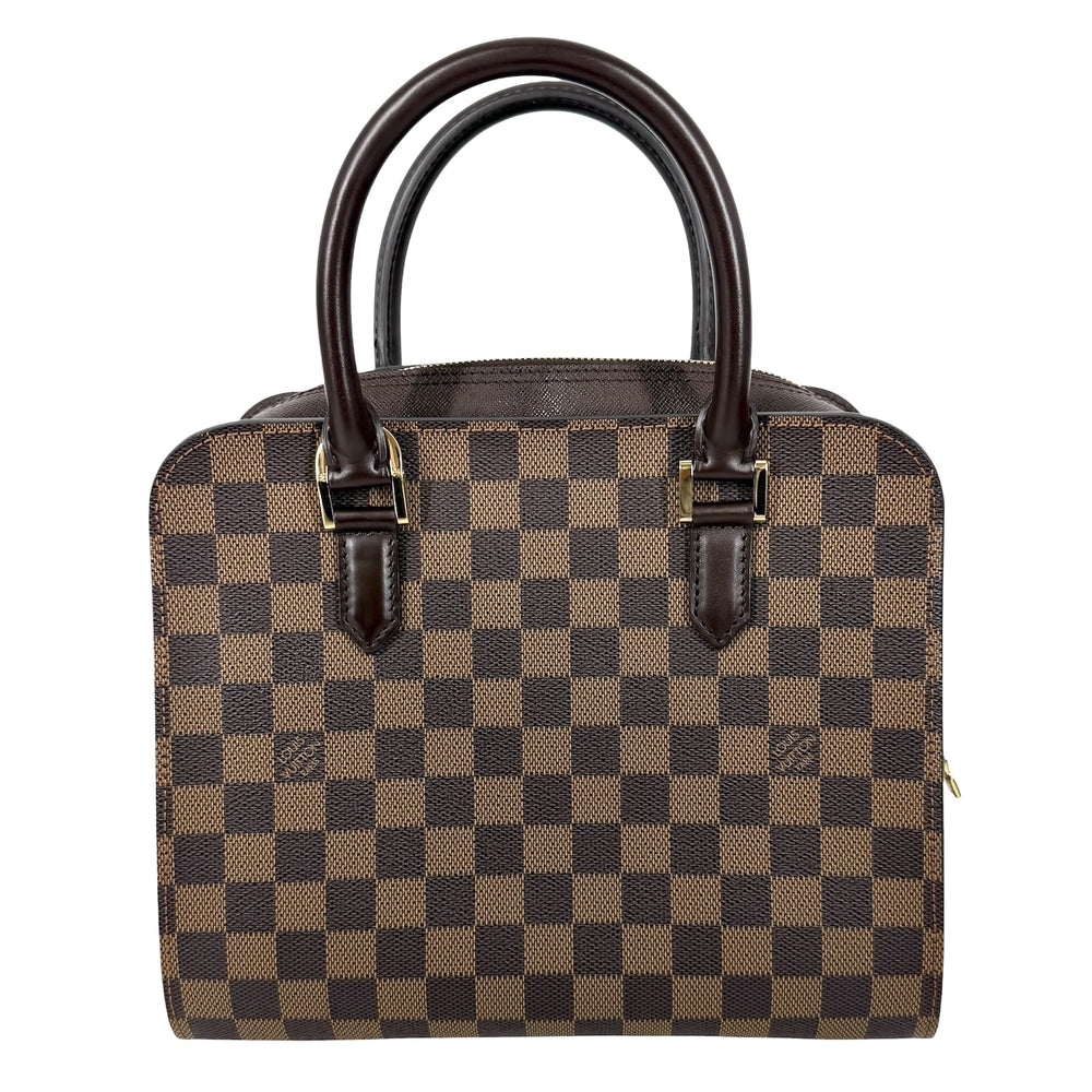 LOUIS VUITTON ルイヴィトン ハンドバッグ トリアナ N51155 ダミエキャンバス ブラウン 茶 ゴールド金具 レディース【中古品】
