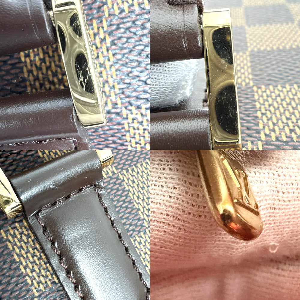 LOUIS VUITTON ルイヴィトン ハンドバッグ トリアナ N51155 ダミエキャンバス ブラウン 茶 ゴールド金具 レディース【中古品】