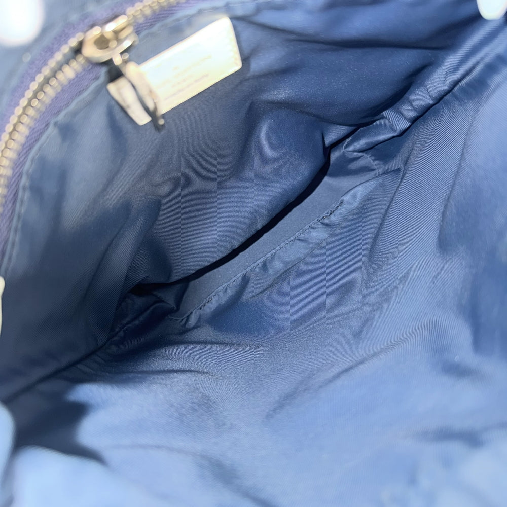 LOUIS VUITTON ルイヴィトン ショルダーバッグ モノグラムウォーターカラー サックマランメッセンジャー 鞄 かばん M57830 キャンバス レザー ブルー 青 シルバー金具 メンズ【中古品】