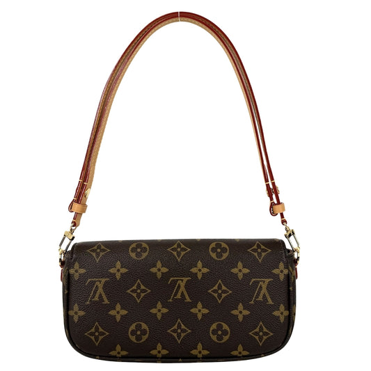 LOUIS VUITTON ルイヴィトン 2WAY ウォレットオンチェーンアイビー ハンドバッグ ショルダーバッグ M81911 モノグラムキャンバス ブラウン 茶 ゴールド金具 レディース【中古品】