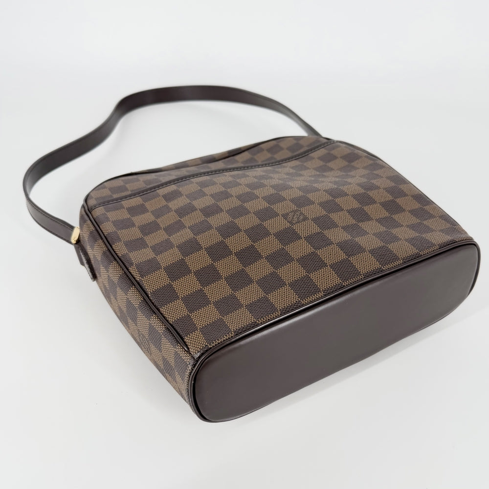LOUIS VUITTON ルイヴィトン ショルダーバッグ ダミエ イパネマGM N51292 ダミエキャンバス ブラウン 茶 ゴールド金具 レディース【中古品】