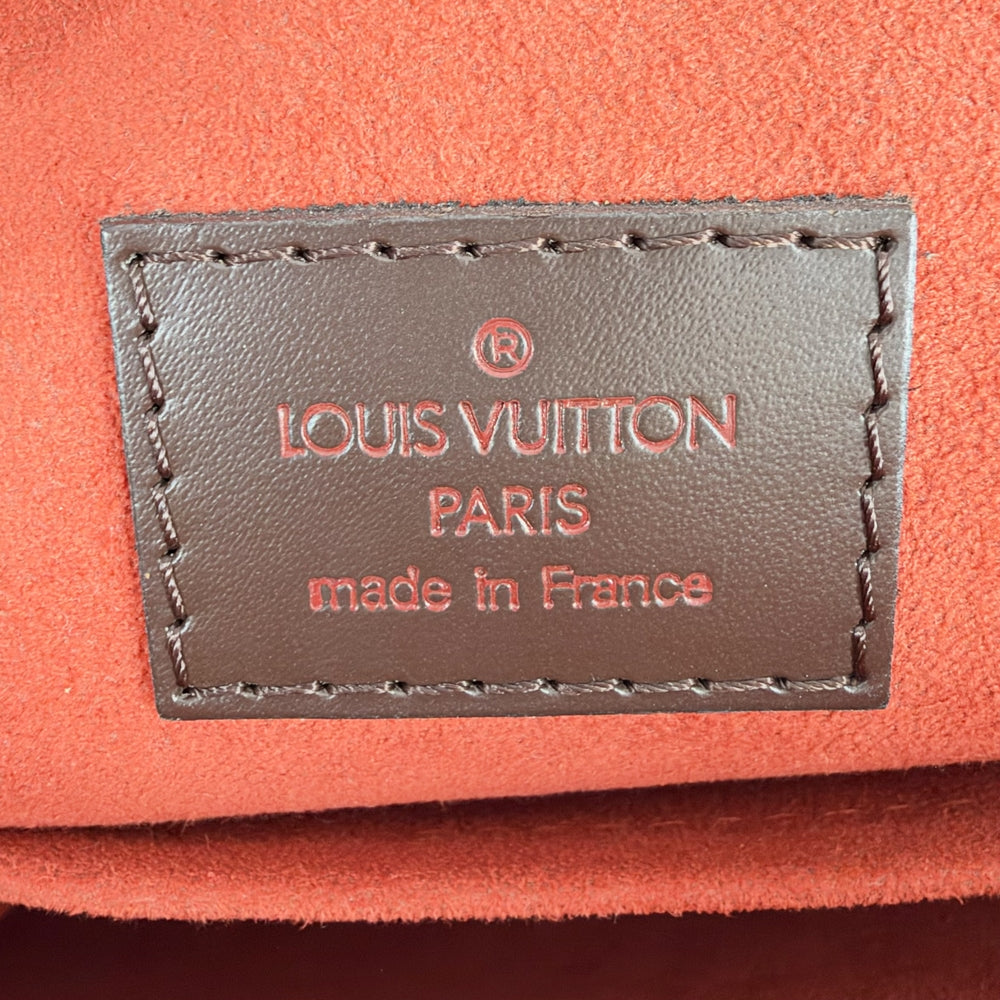 LOUIS VUITTON ルイヴィトン ショルダーバッグ ダミエ イパネマGM N51292 ダミエキャンバス ブラウン 茶 ゴールド金具 レディース【中古品】