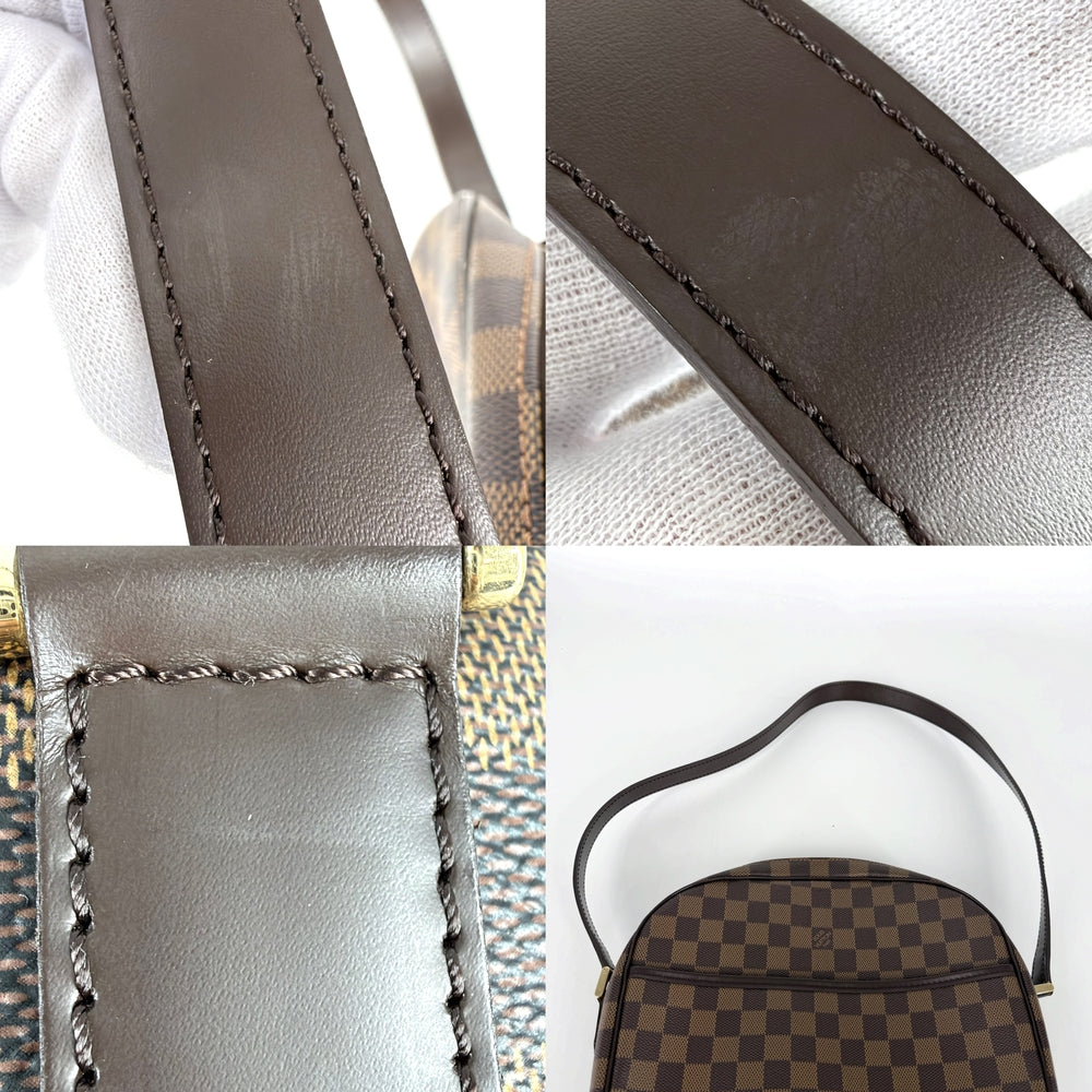 LOUIS VUITTON ルイヴィトン ショルダーバッグ ダミエ イパネマGM N51292 ダミエキャンバス ブラウン 茶 ゴールド金具 レディース【中古品】