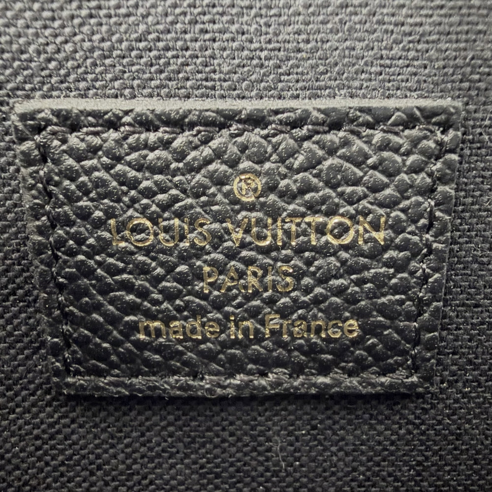 LOUIS VUITTON ルイヴィトン ショルダーバッグ モノグラムアンプラント ポシェットフェリシー チェーンウォレット M64064 レザー ブラック 黒 ゴールド金具 レディース【中古品】