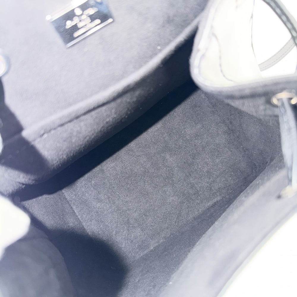 LOUIS VUITTON ルイヴィトン リュック ホットスプリング バックパック かばん 鞄 M55769 ヴェルニ モノグラム ブラウン 茶 ブラック 黒 シルバー金具 レディース【中古品】