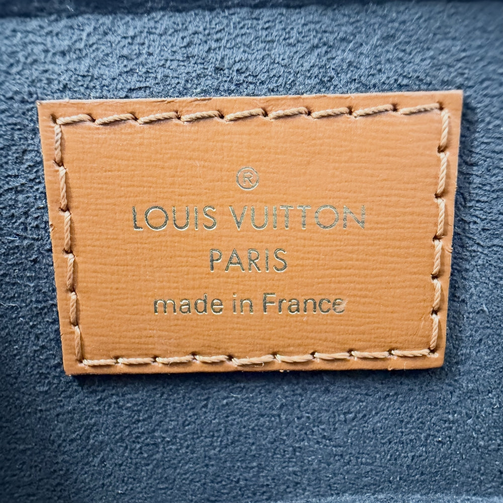 LOUIS VUITTON ルイヴィトン 2WAY マルタージュ アルマBB ハンドバッグ ショルダーバッグ モノグラム M55048 デニム レザー ブルー 青 ブラウン 茶 ゴールド金具 レディース【中古品】