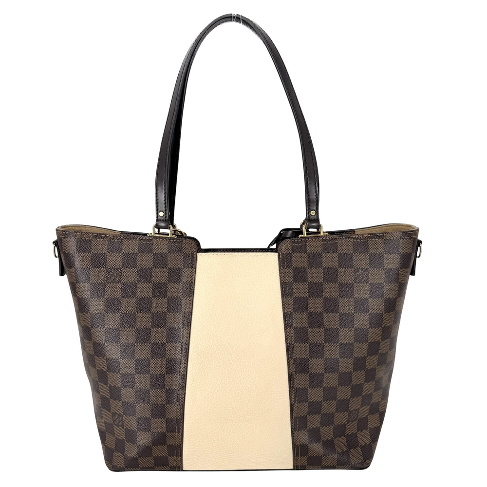 LOUIS VUITTON ルイヴィトン 2WAY ダミエ ジャージー ハンドバッグ ショルダーバッグ N44022 ダミエキャンバス ブラウン 茶 ゴールド金具 レディース【中古品】
