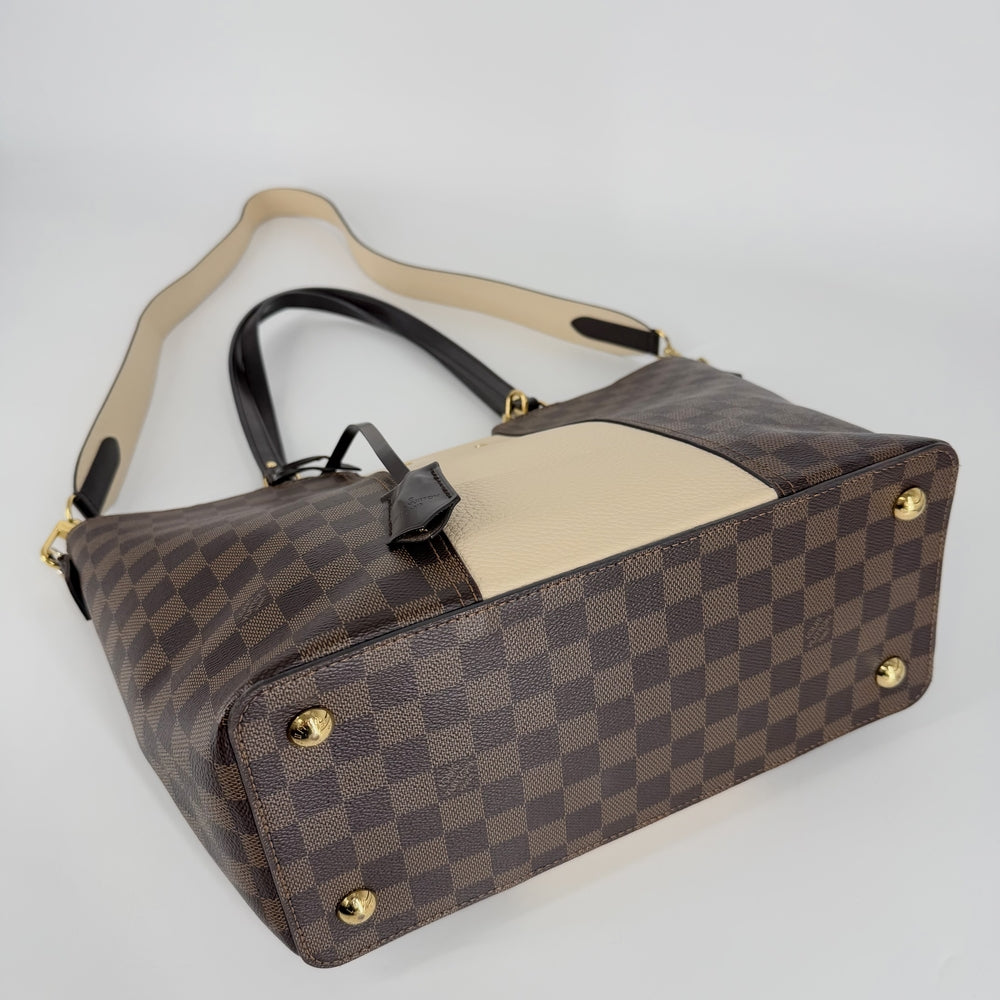 LOUIS VUITTON ルイヴィトン 2WAY ダミエ ジャージー ハンドバッグ ショルダーバッグ N44022 ダミエキャンバス ブラウン 茶 ゴールド金具 レディース【中古品】